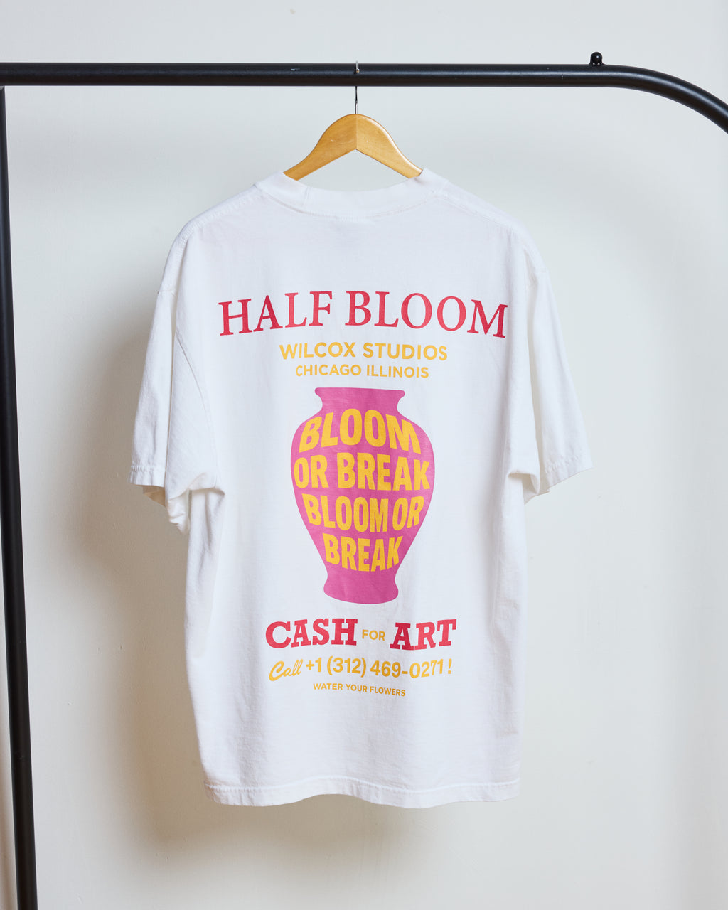 Half Bloom Shirt- White