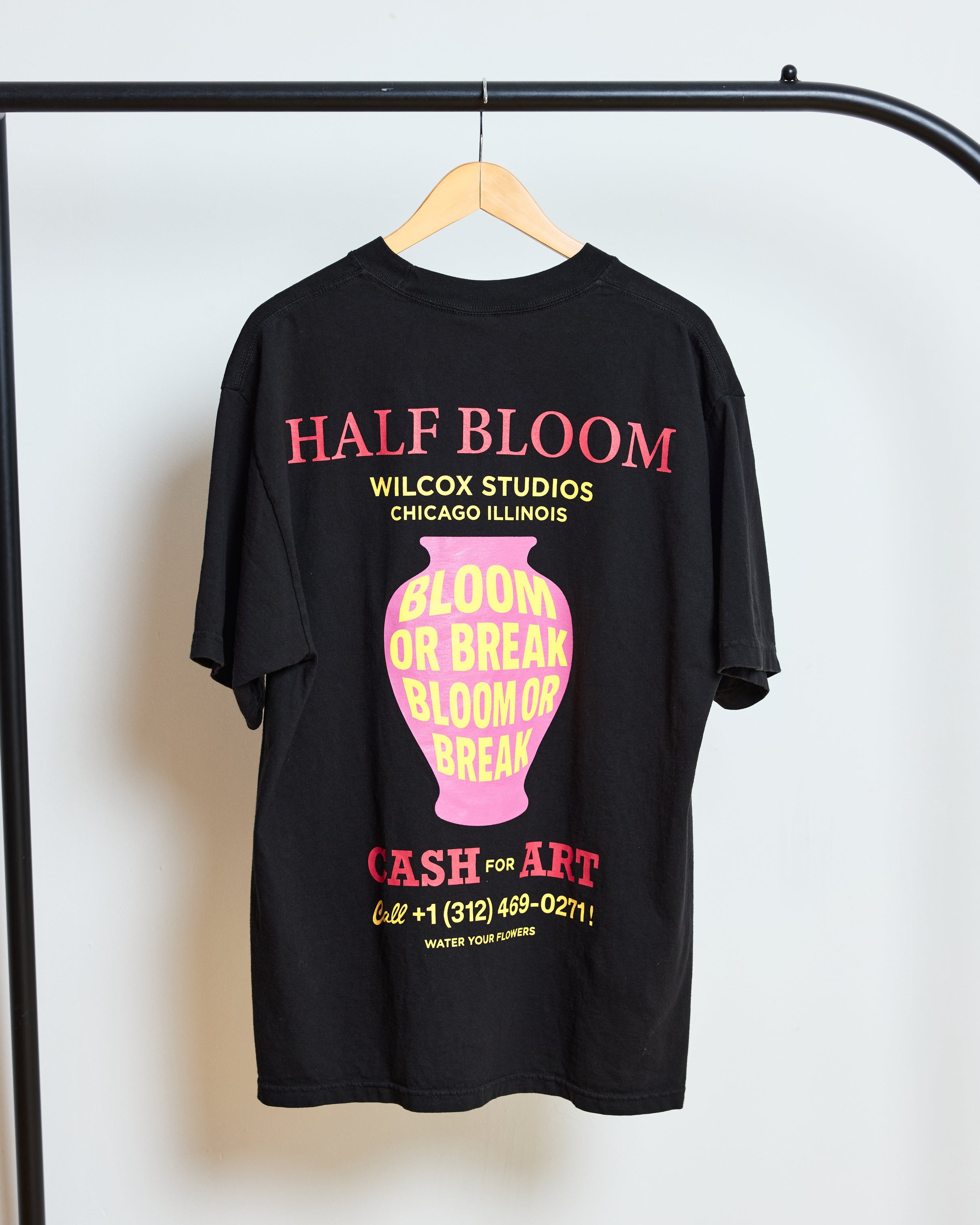 Half Bloom Shirt- Black