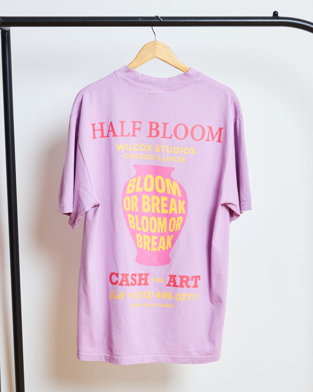 Half Bloom Shirt- Purple